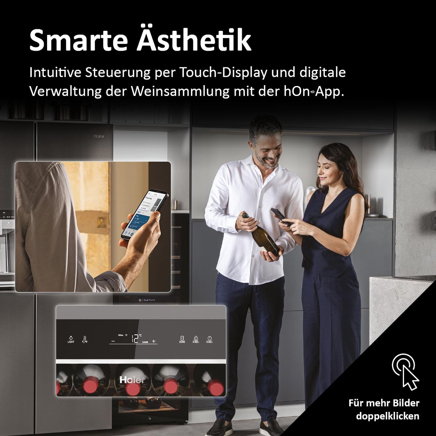 Haier 50 Serie 5 Weinkühlschrank – 79 Flaschen