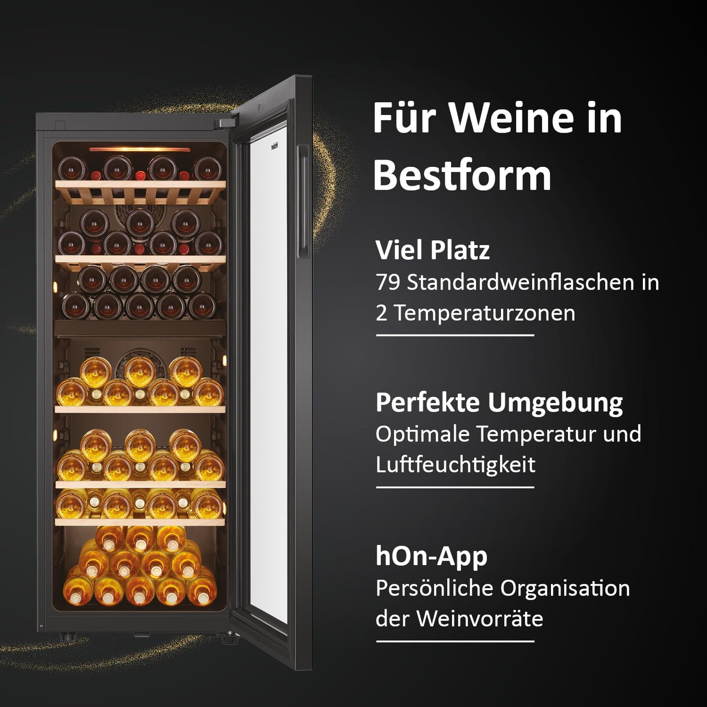 Haier 50 Serie 5 Weinkühlschrank – 79 Flaschen