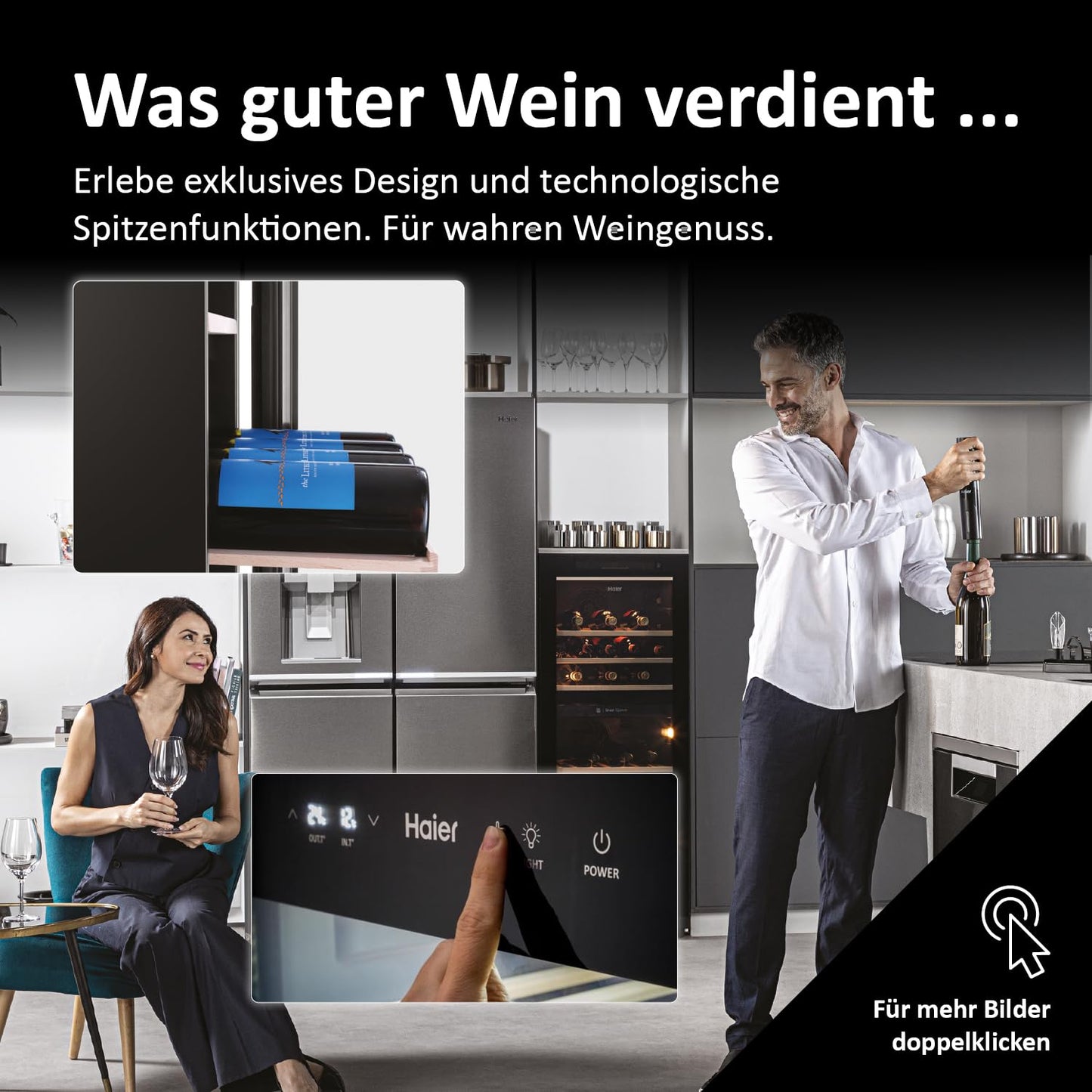 Haier 50 Serie 5 Weinkühlschrank – 79 Flaschen